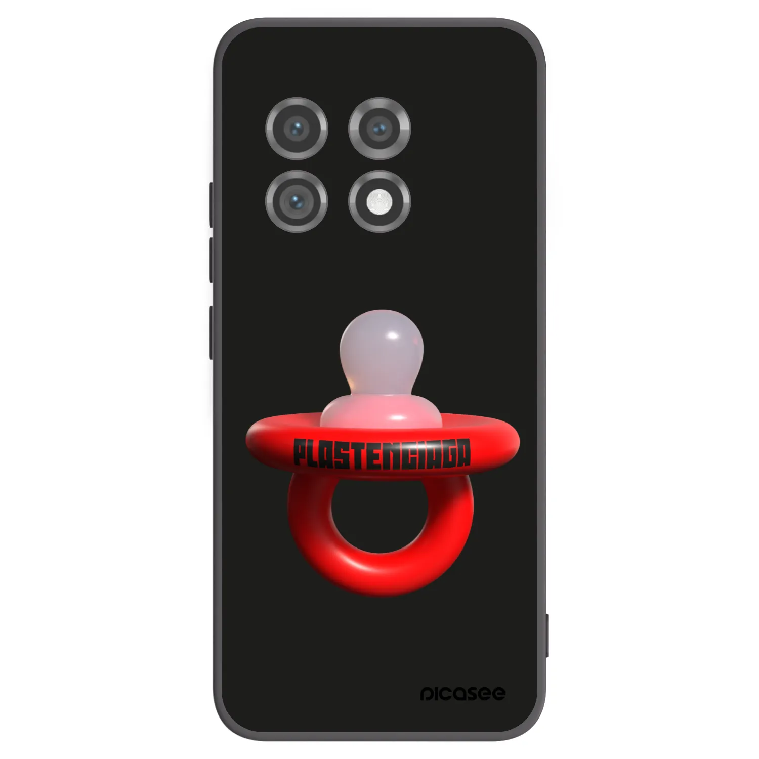 Picasee crna silikonska maskica za OnePlus 11 5G - Le Dudel