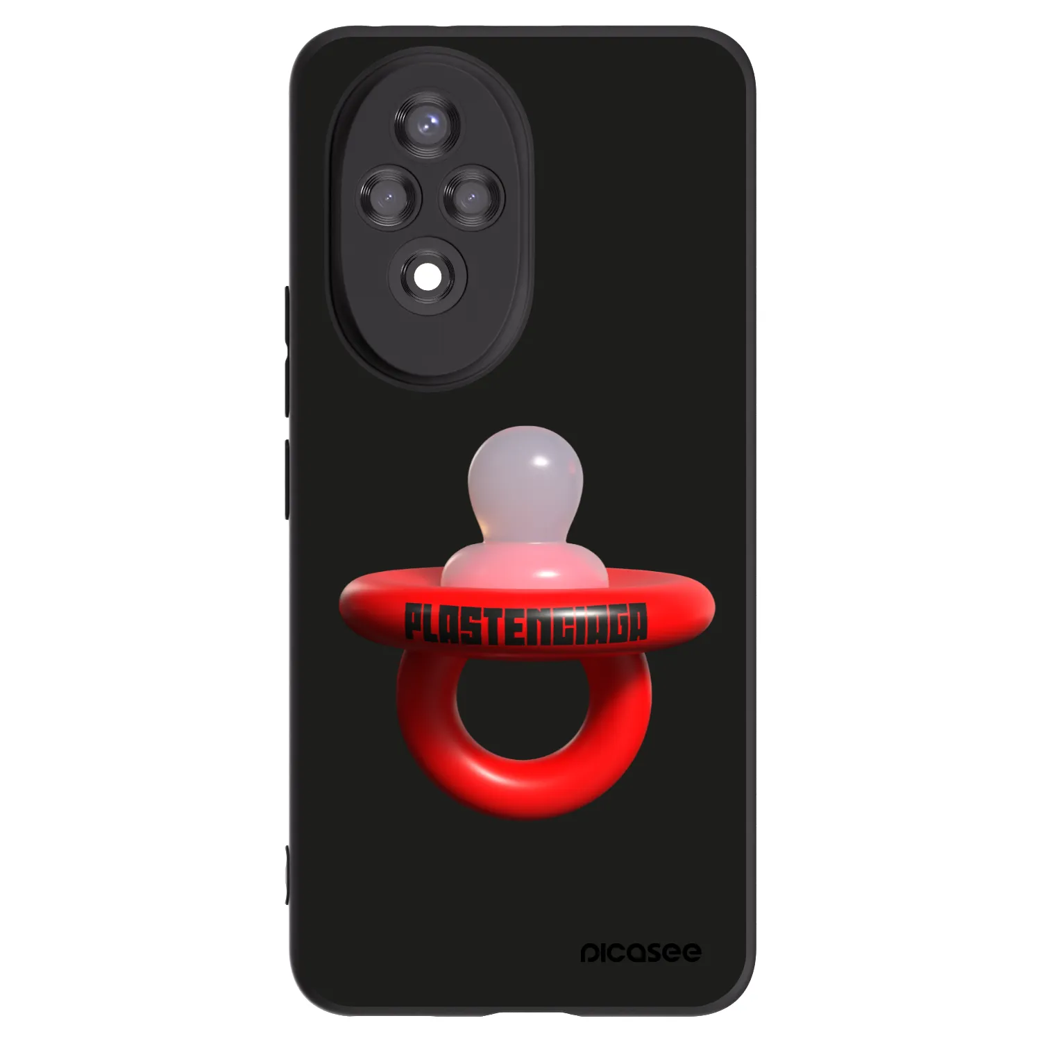 Crna silikonska maskica za Honor 200 Pro 5G - Le Dudel