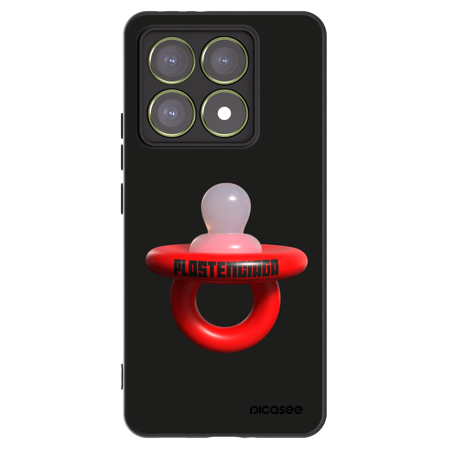 Picasee crna silikonska maskica za Xiaomi 14T - Le Dudel