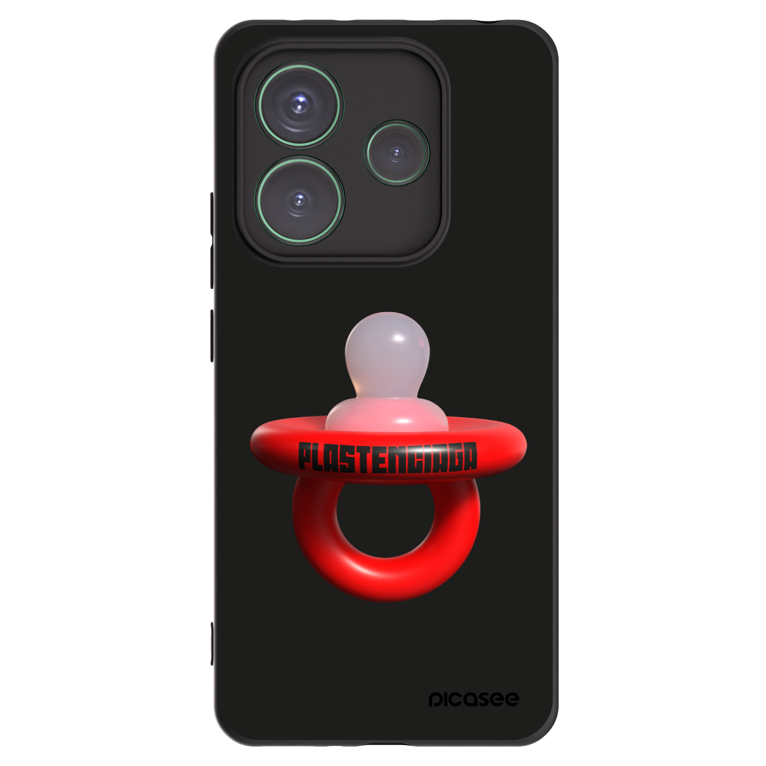 Picasee crna silikonska maskica za Xiaomi Redmi Note 14 5G - Le Dudel