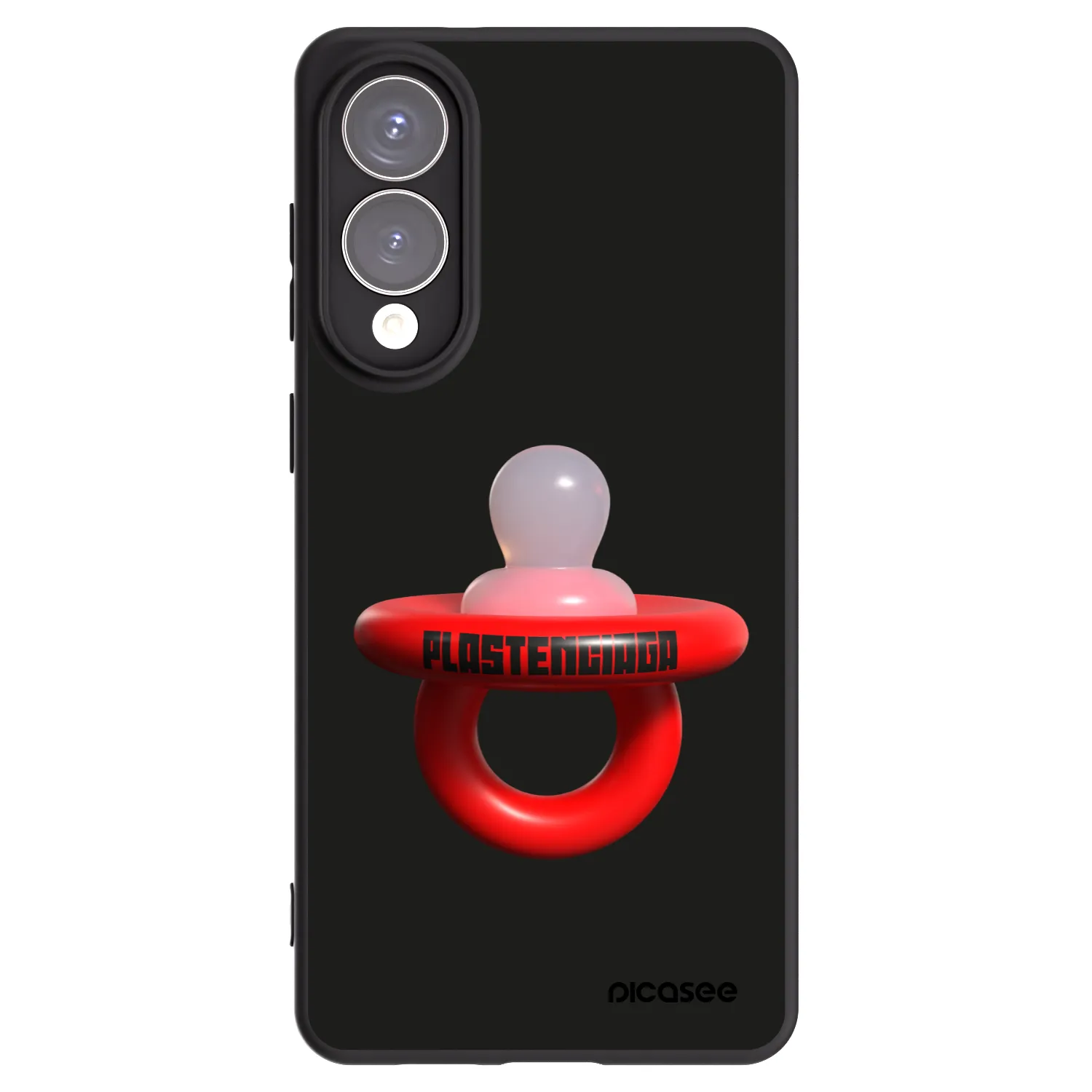 Picasee crna silikonska maskica za Samsung Galaxy S25 Edge 5G - Le Dudel