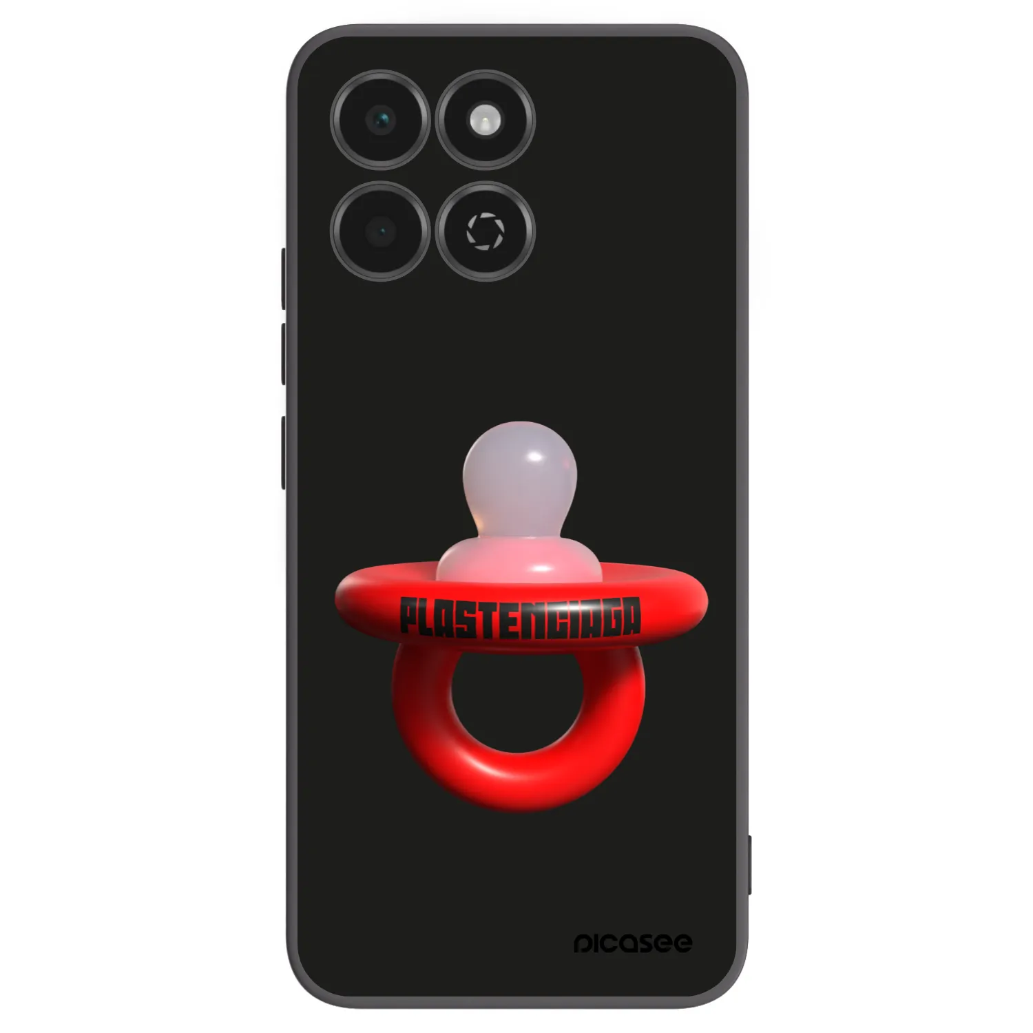 Picasee crna silikonska maskica za Honor 200 Smart 5G - Le Dudel