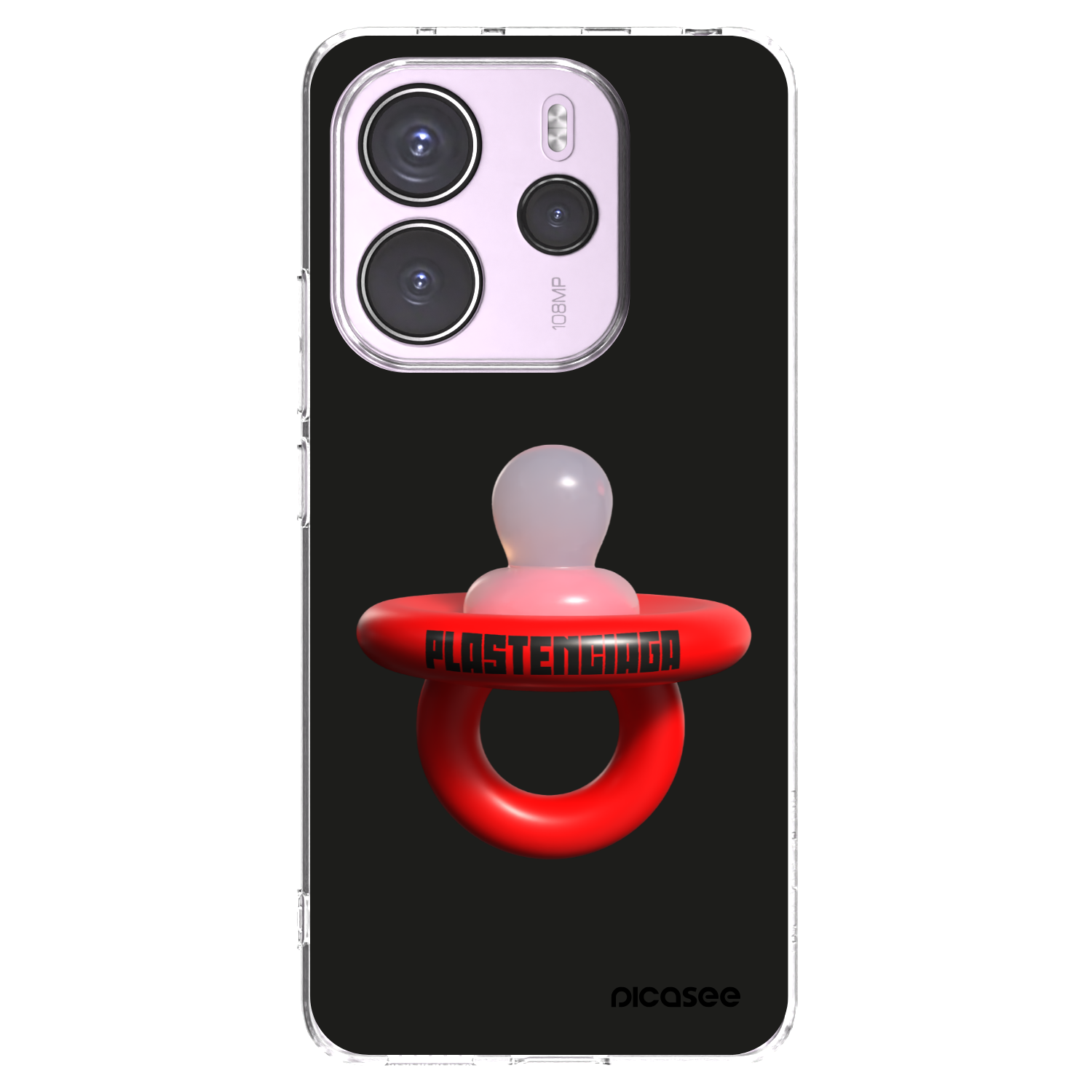 Picasee silikonska prozirna maskica za Xiaomi Redmi Note 14 4G - Le Dudel