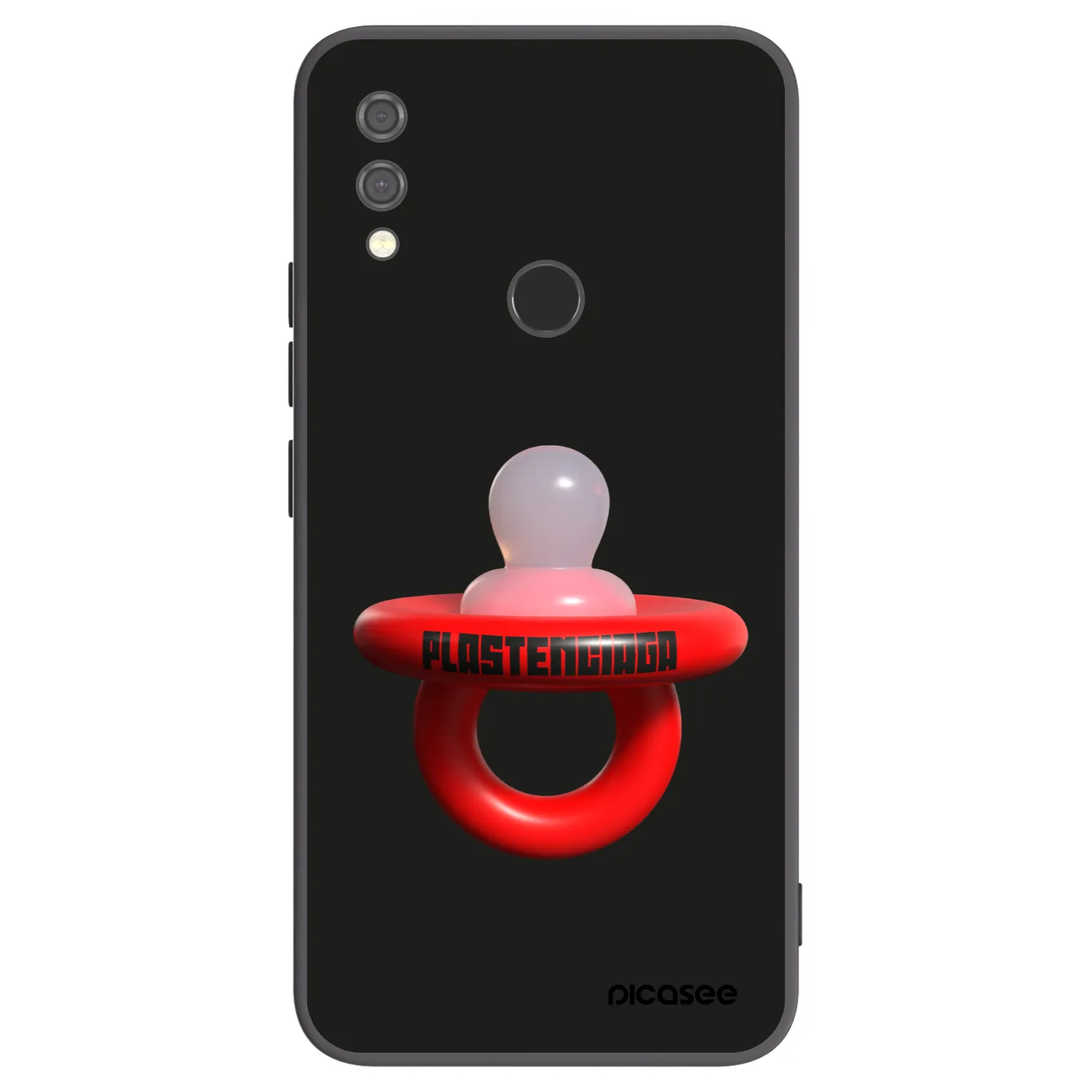 Picasee crna silikonska maskica za Xiaomi Redmi Note 7 - Le Dudel