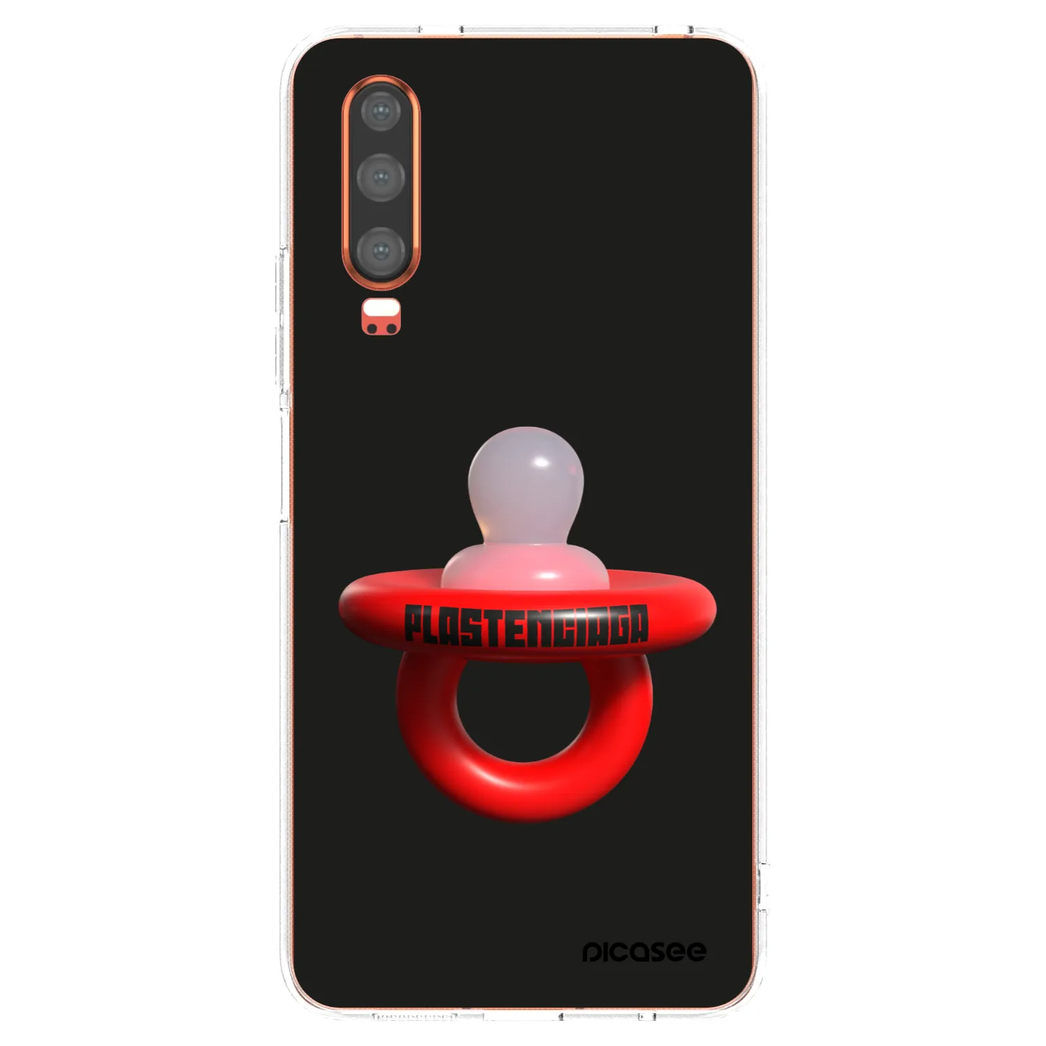 Picasee silikonska prozirna maskica za Huawei P30 - Le Dudel