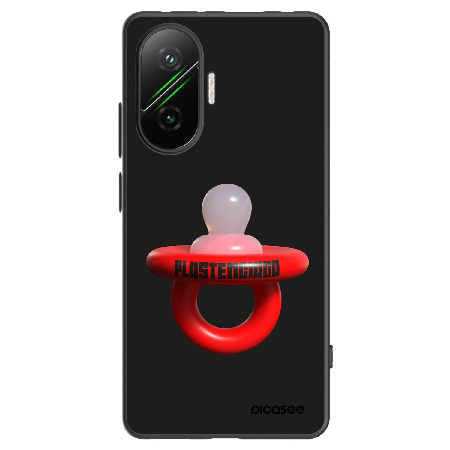 Picasee crna silikonska maskica za Xiaomi Poco F7 5G - Le Dudel