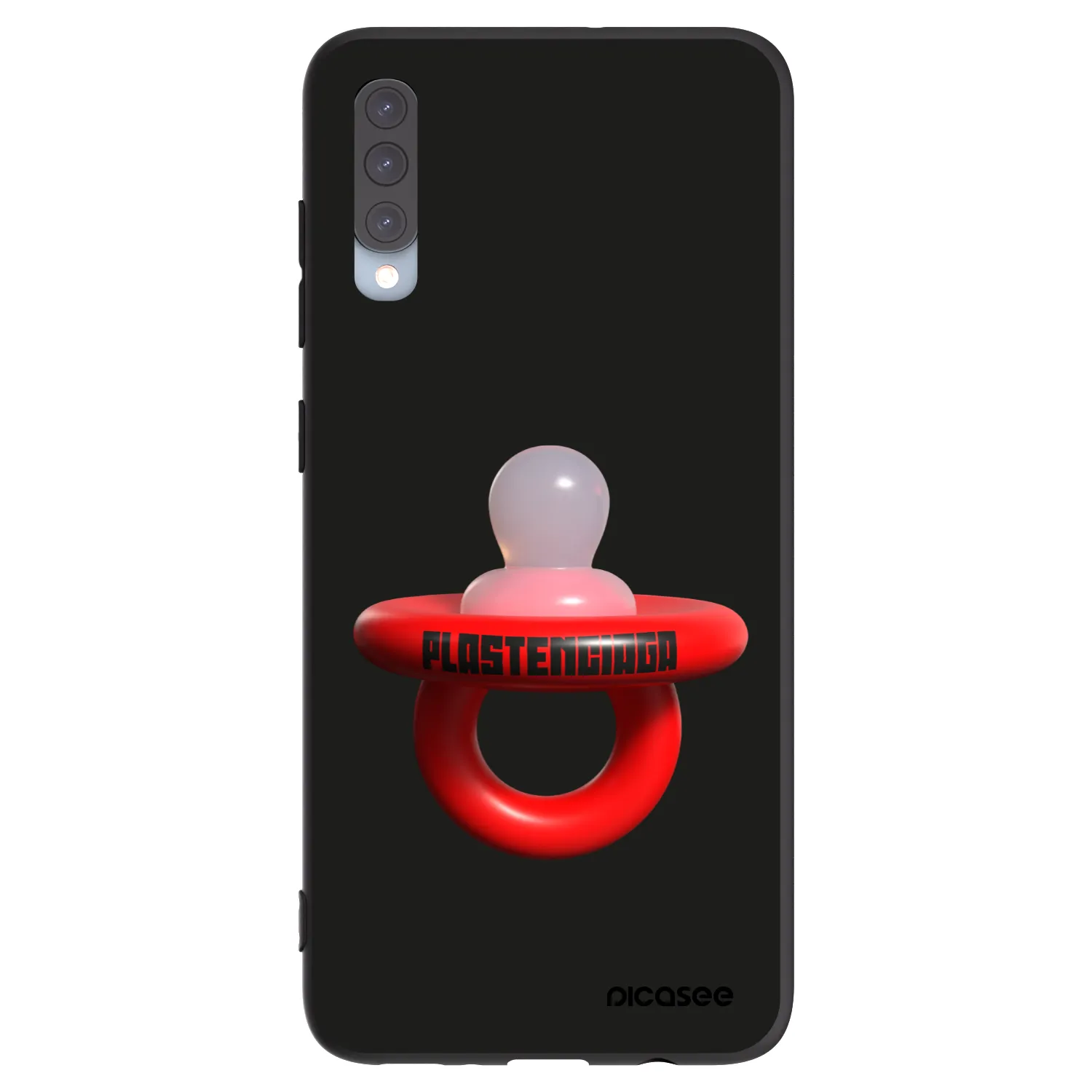 Picasee crna silikonska maskica za Samsung Galaxy A70 A705F - Le Dudel