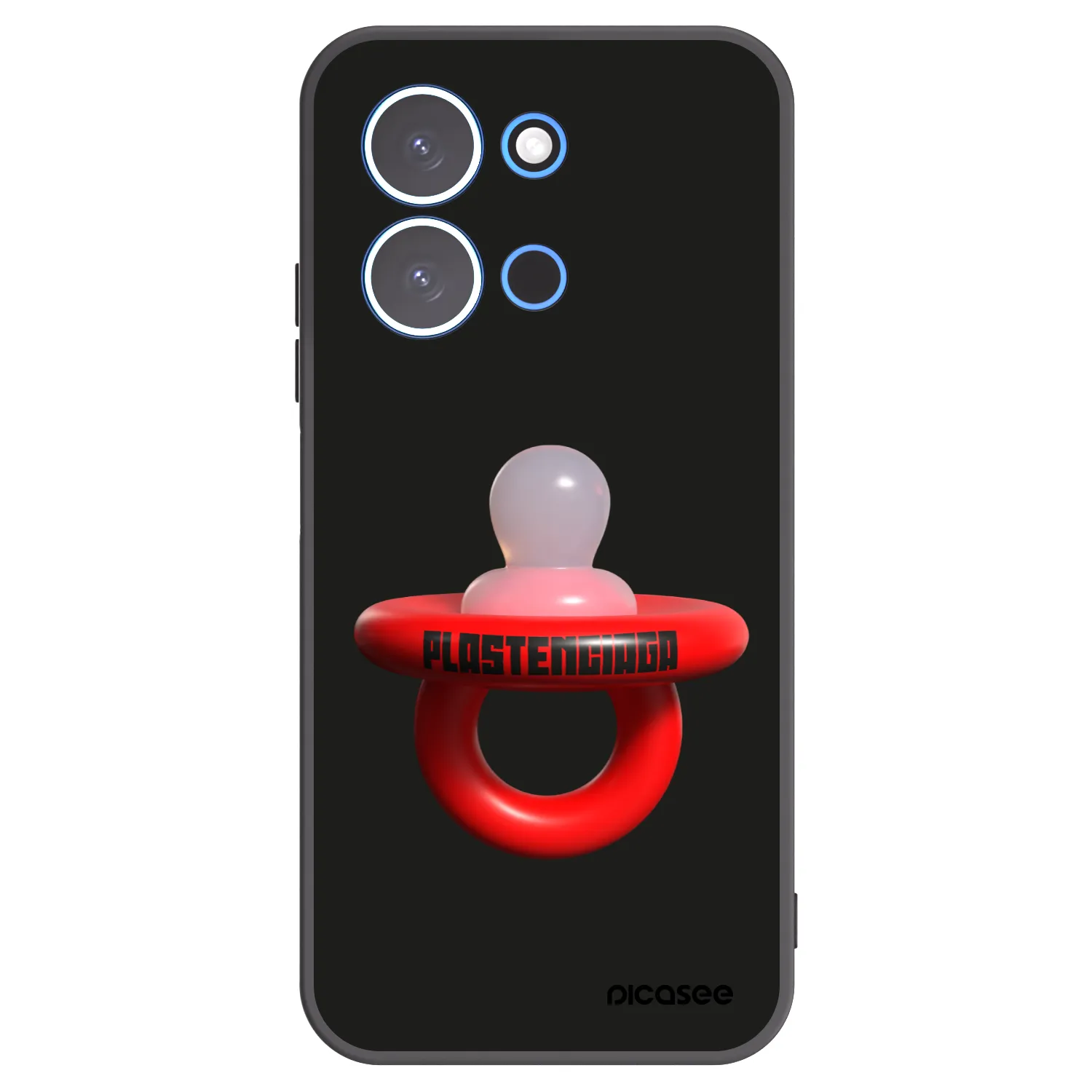 Picasee crna silikonska maskica za Xiaomi Redmi 15C 4G - Le Dudel