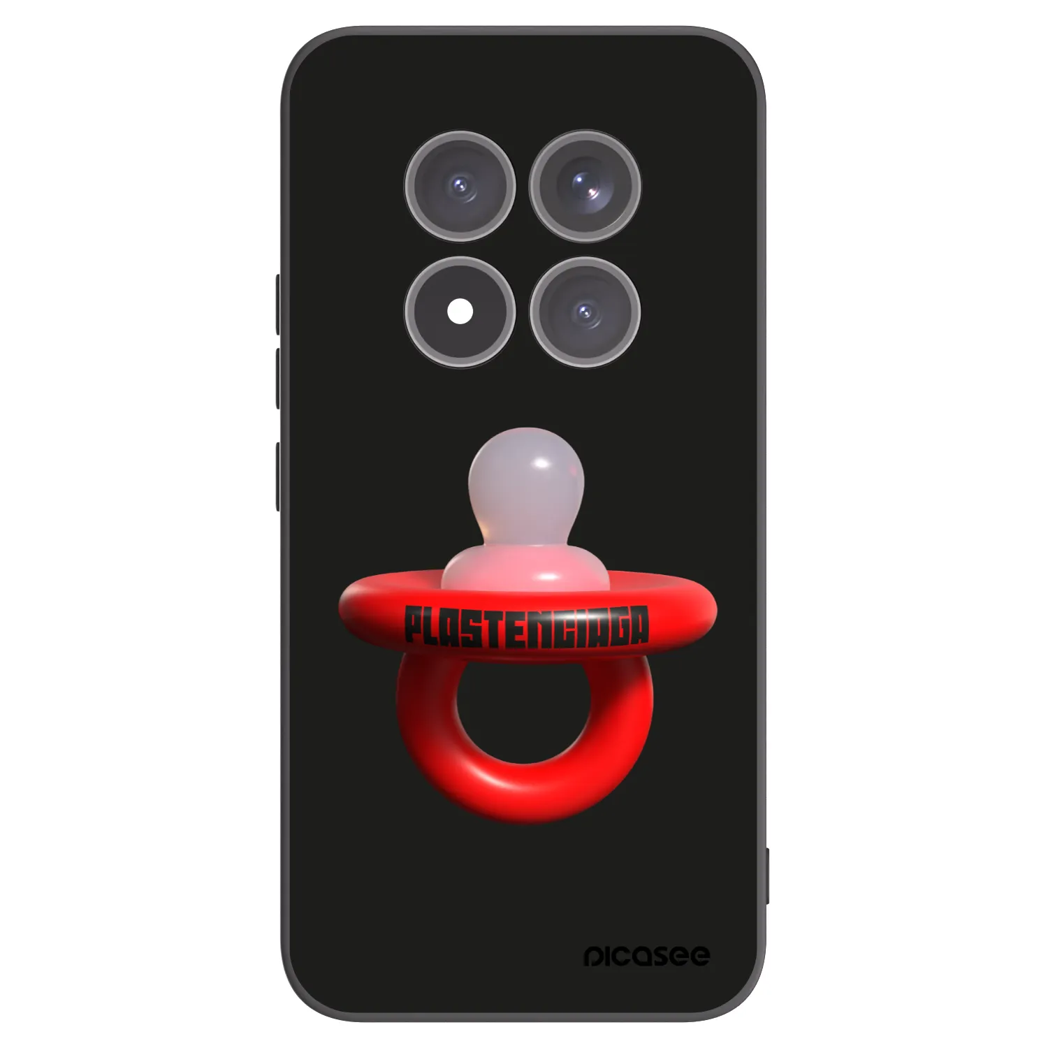 Picasee crna silikonska maskica za Xiaomi Redmi Note 15 Pro+ - Le Dudel