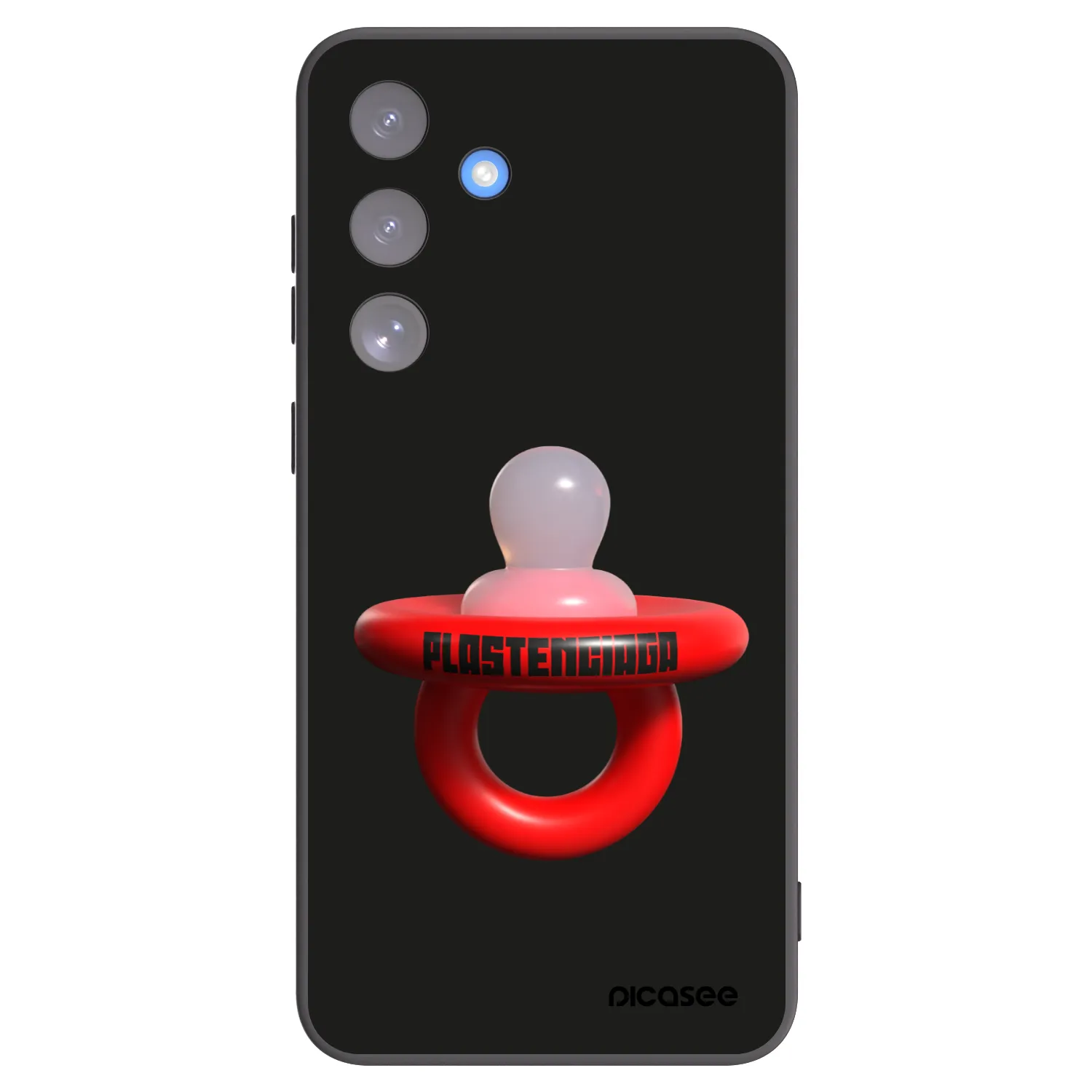 Picasee crna silikonska maskica za Samsung Galaxy S25 FE 5G - Le Dudel