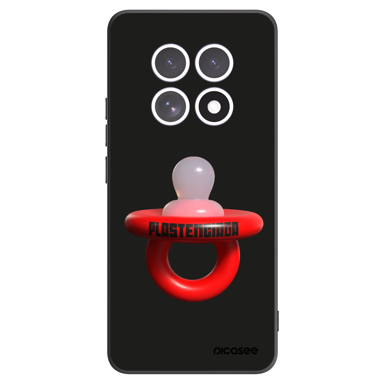 Picasee crna silikonska maskica za Xiaomi Redmi Note 15 - Le Dudel