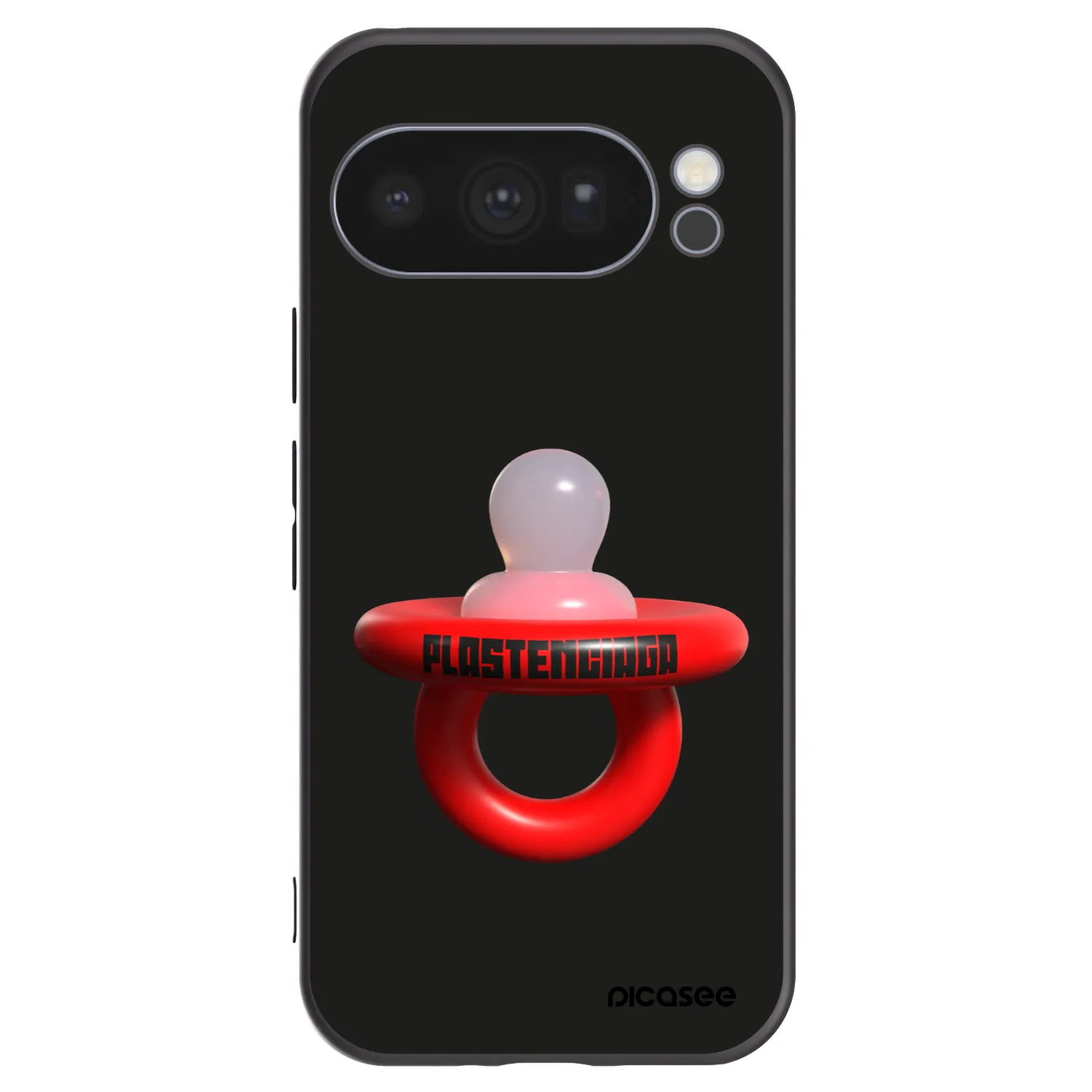 Picasee crna silikonska maskica za Google Pixel 10 Pro - Le Dudel