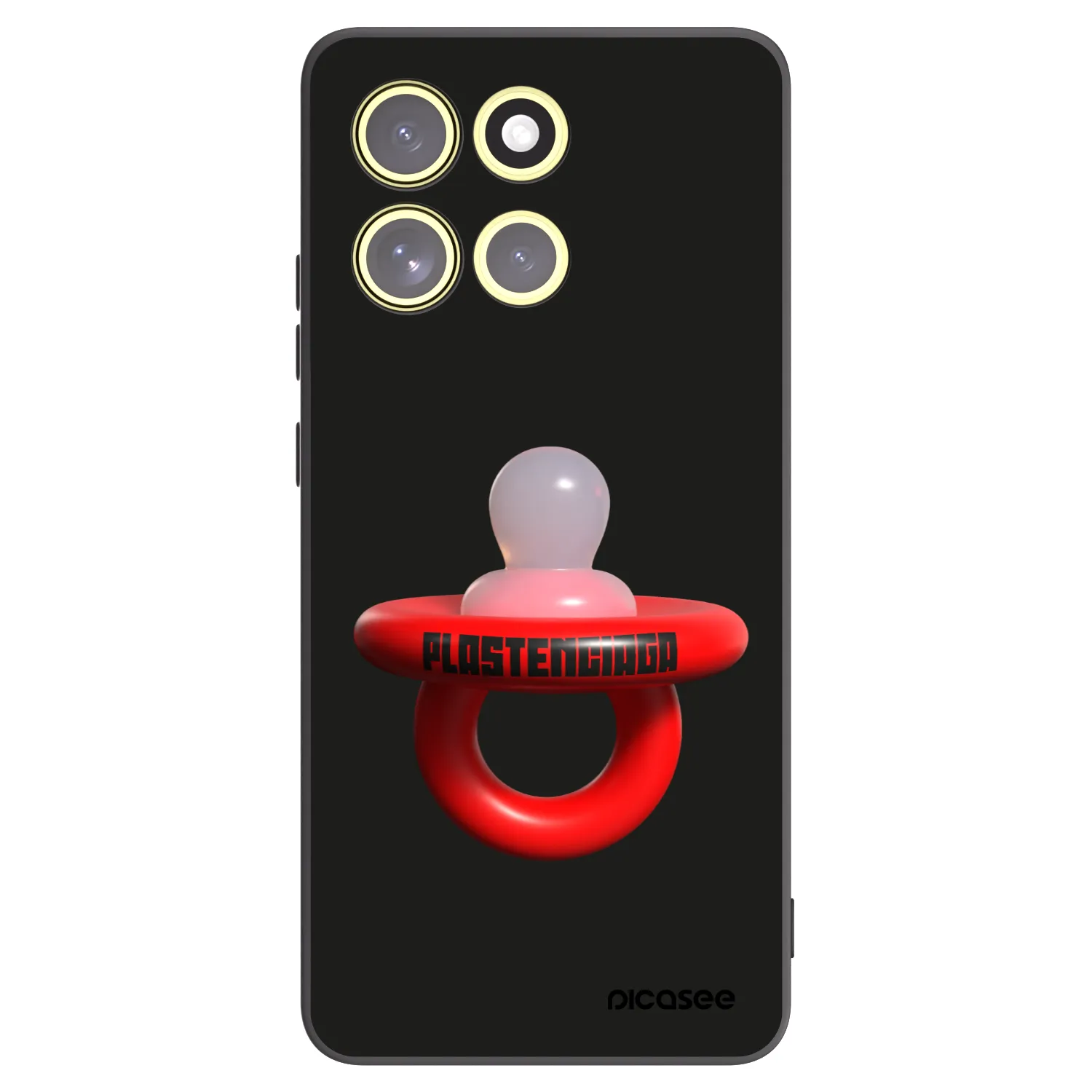 Picasee crna silikonska maskica za Motorola Moto G86 Power 5G - Le Dudel