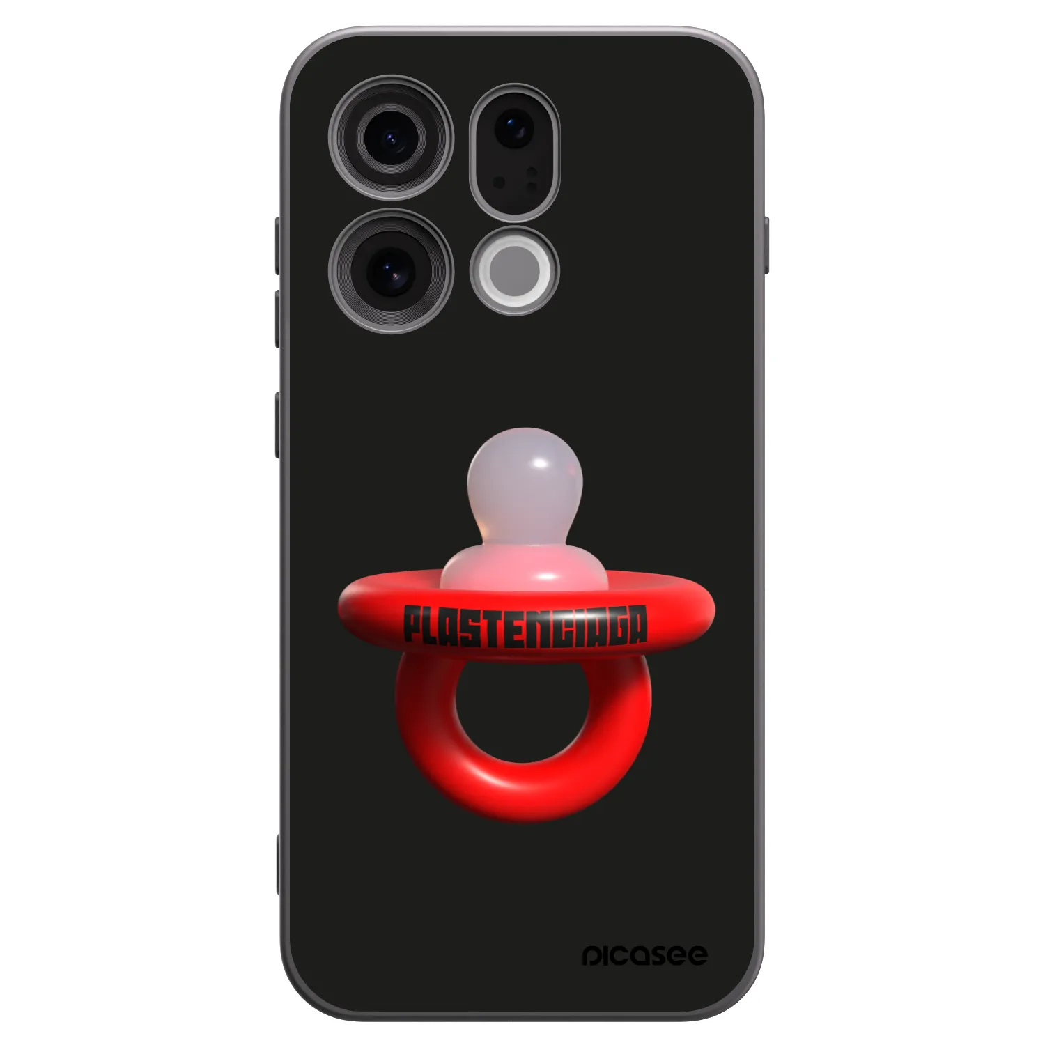 Picasee crna silikonska maskica za OPPO Find X9 - Le Dudel