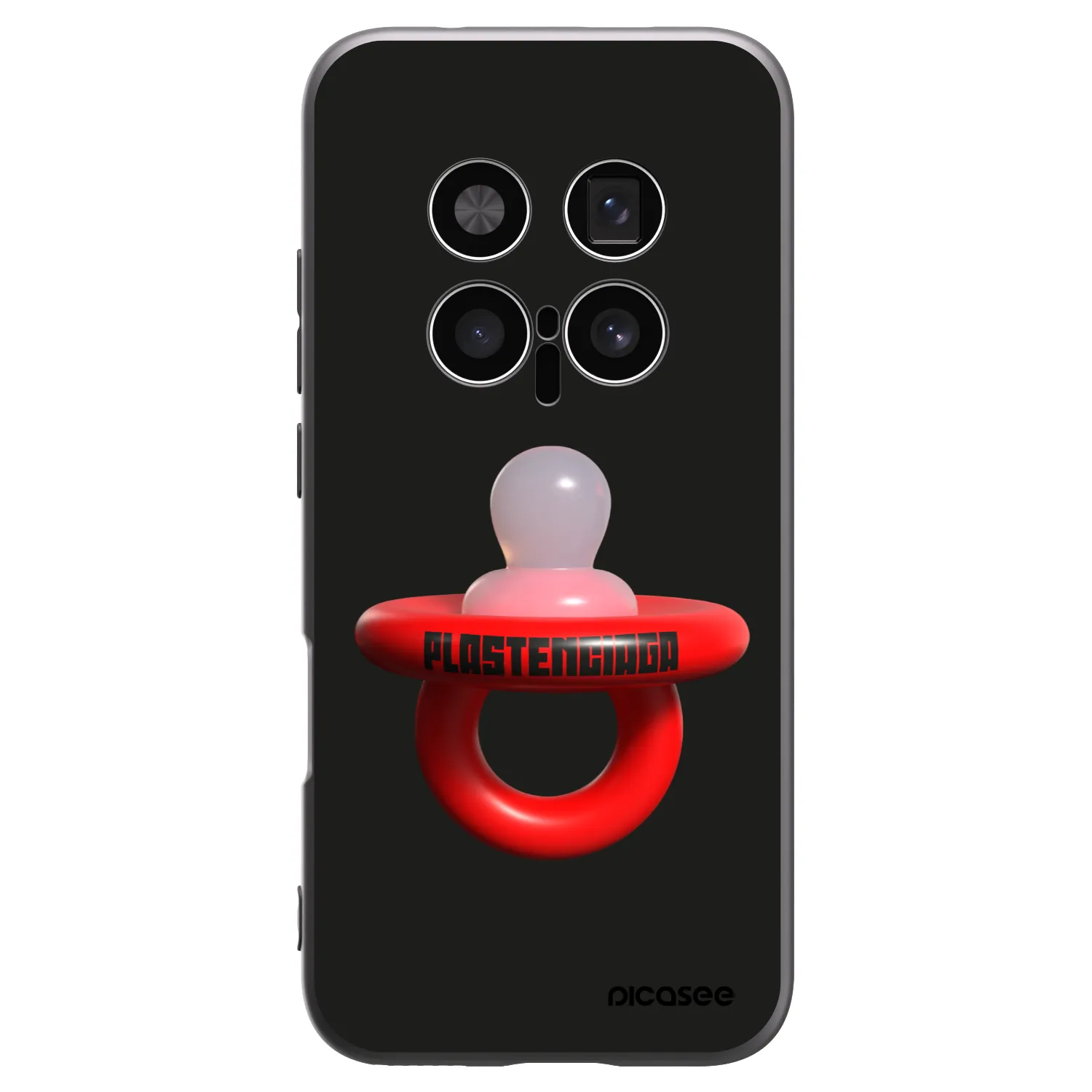Picasee crna silikonska maskica za Honor Magic8 Pro 5G - Le Dudel