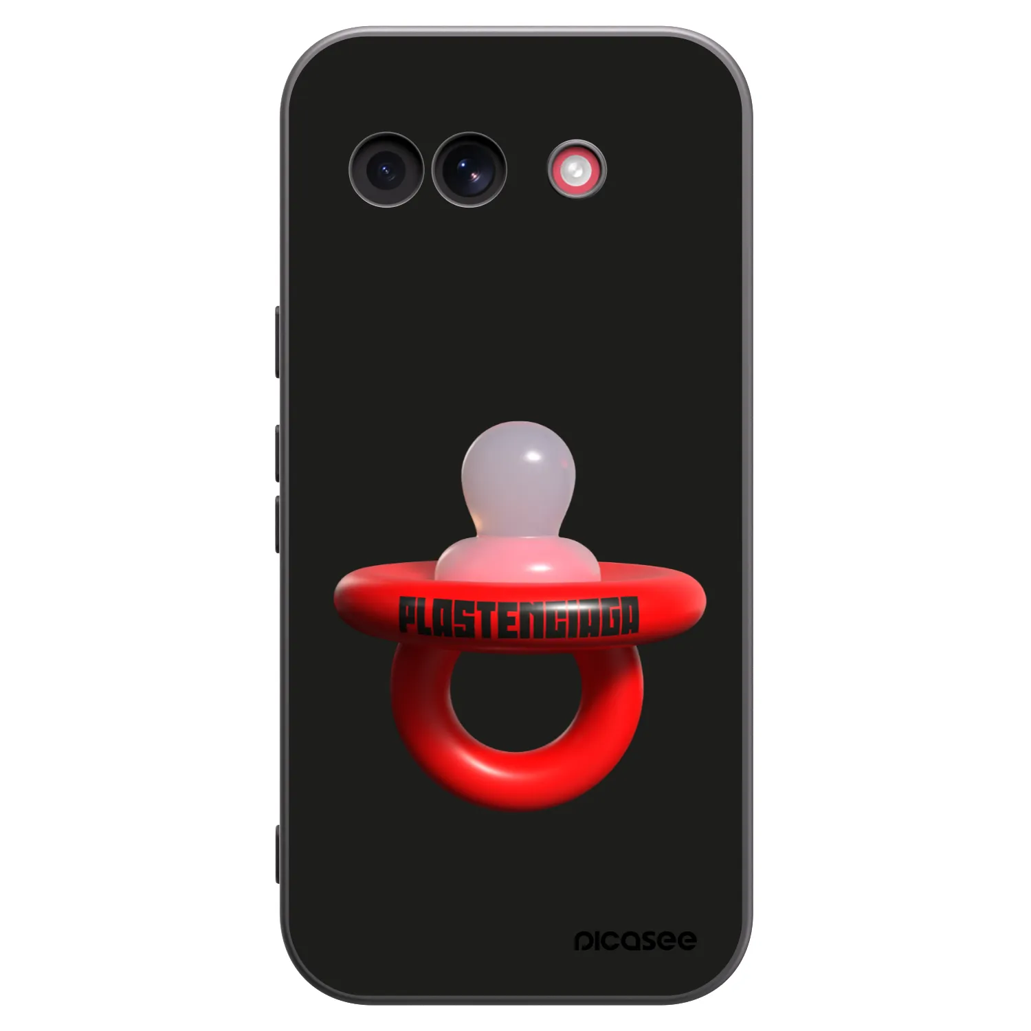 Picasee crna silikonska maskica za Google Pixel 10a - Le Dudel