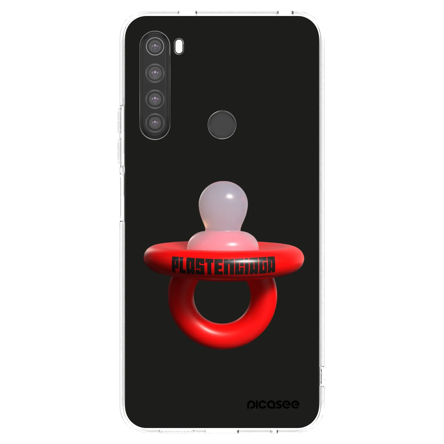 Picasee silikonska prozirna maskica za Xiaomi Redmi Note 8 - Le Dudel