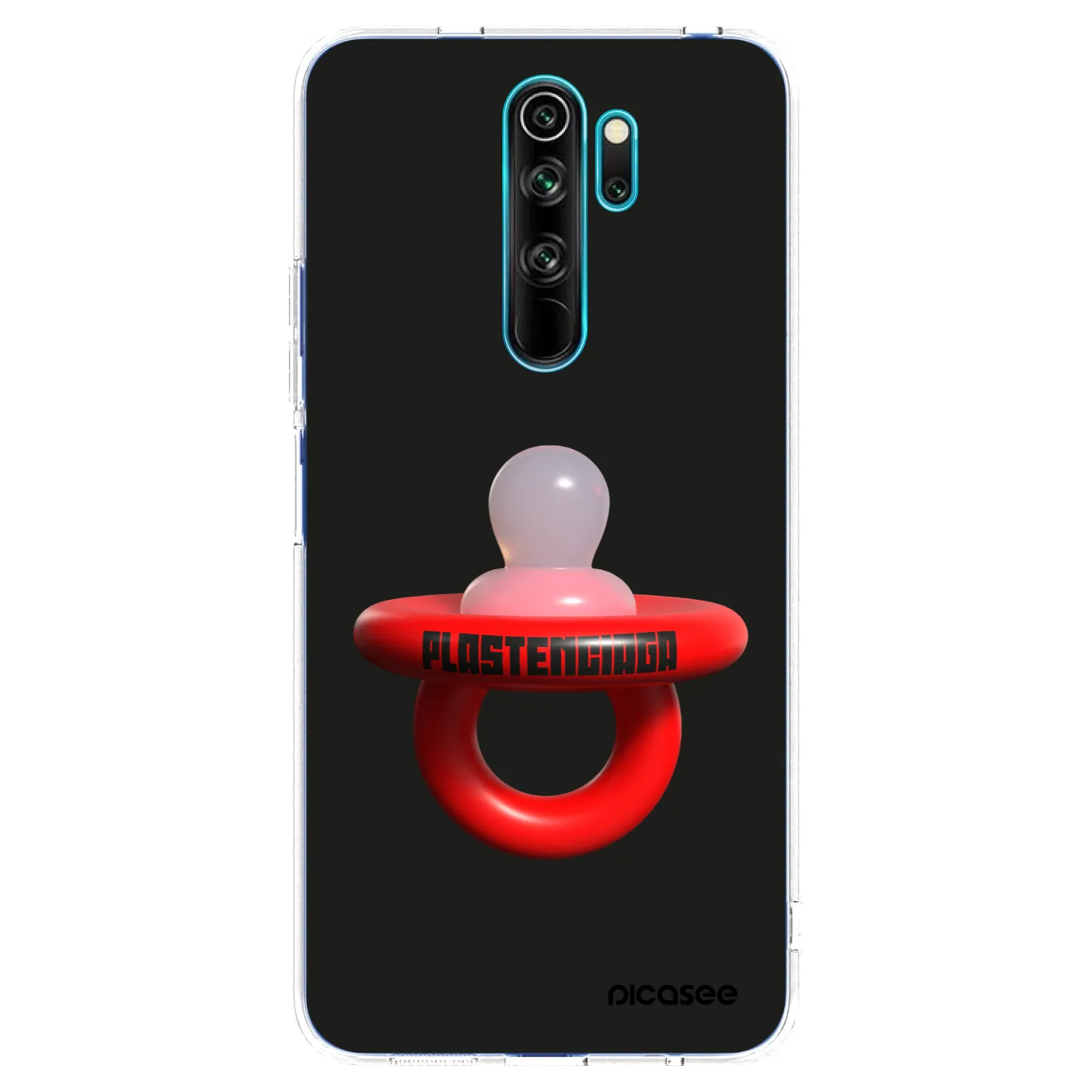 Picasee silikonska prozirna maskica za Xiaomi Redmi Note 8 Pro - Le Dudel
