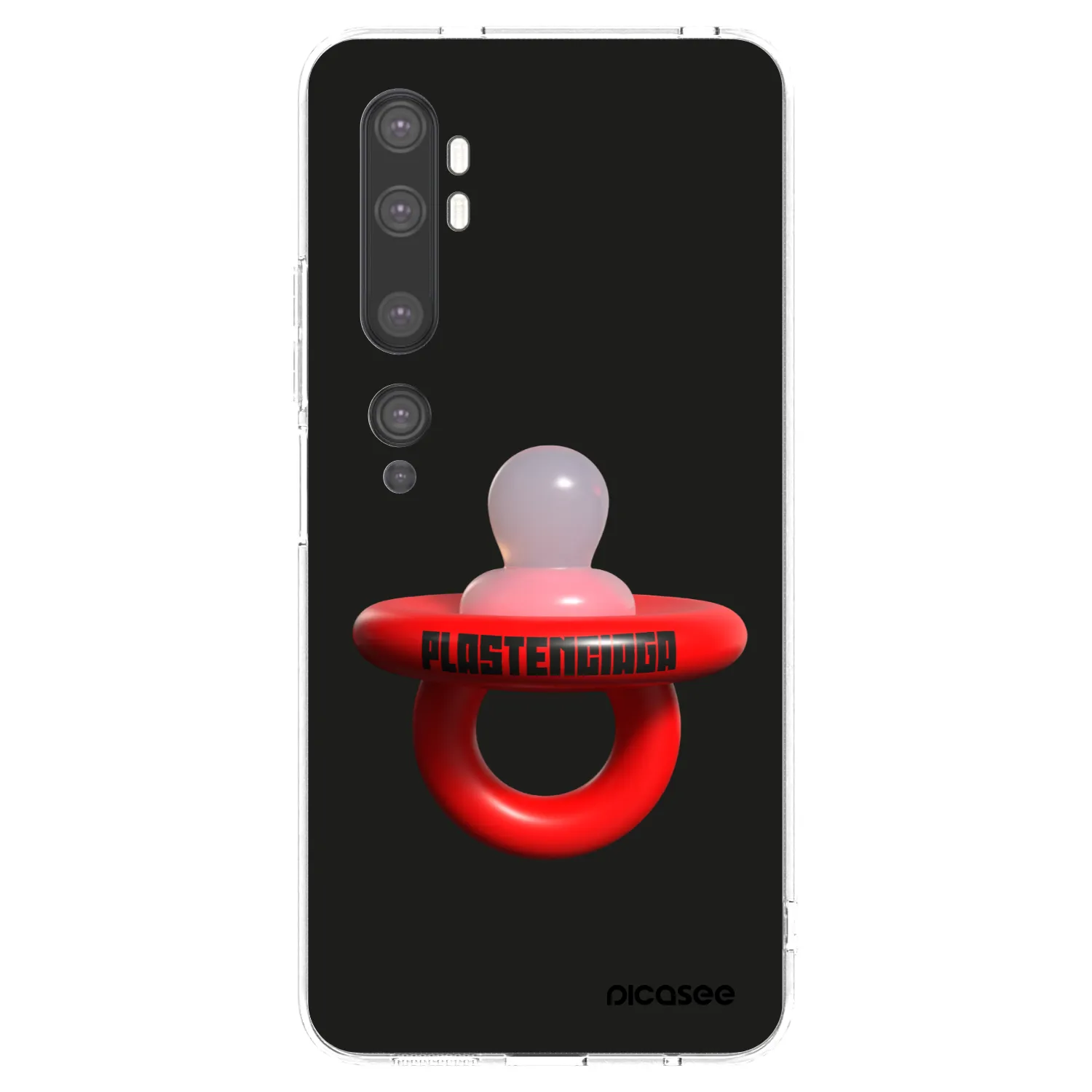 Picasee silikonska prozirna maskica za Xiaomi Mi Note 10 (Pro) - Le Dudel