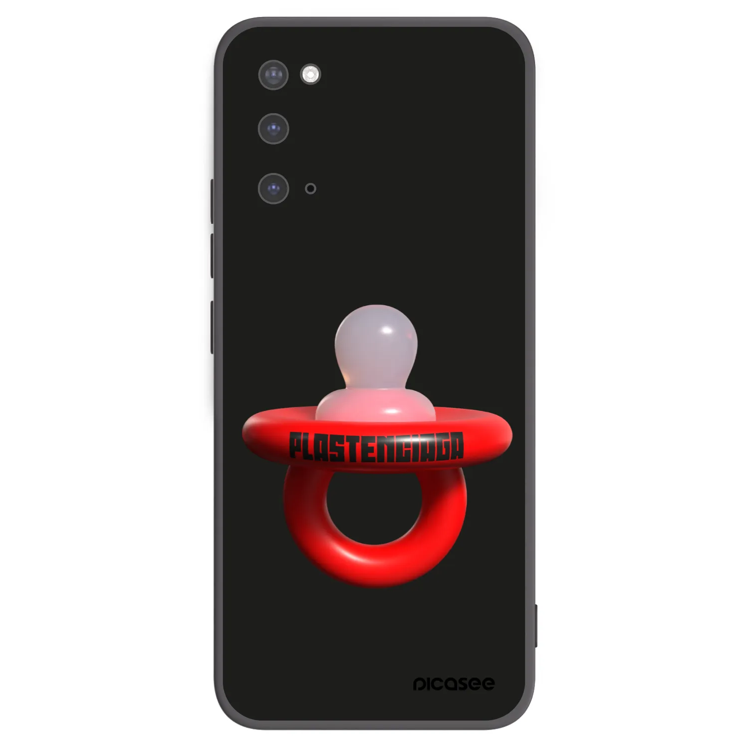 Picasee crna silikonska maskica za Samsung Galaxy S20 G980F - Le Dudel