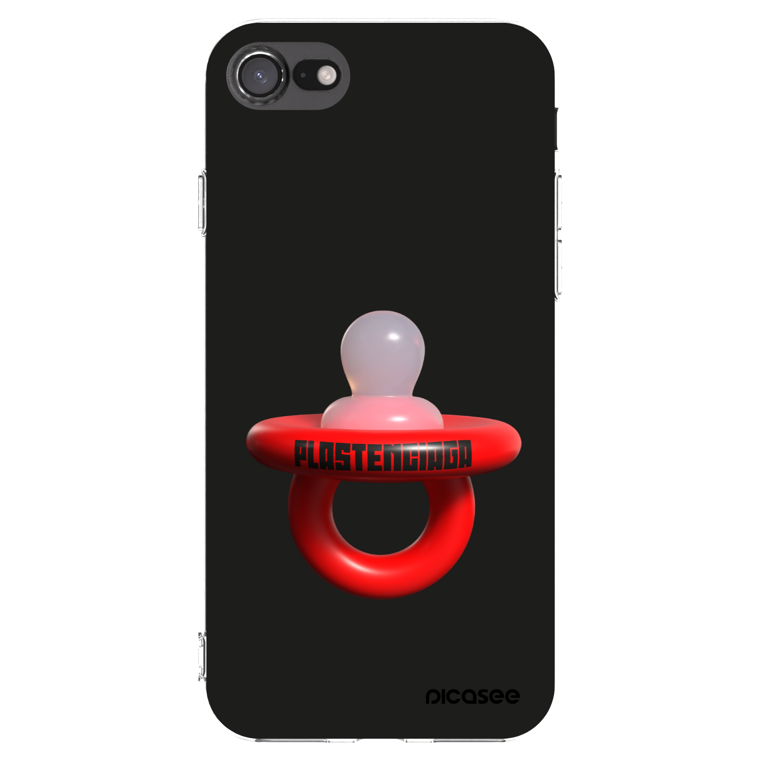 Picasee silikonska prozirna maskica za Apple iPhone SE 2020 - Le Dudel