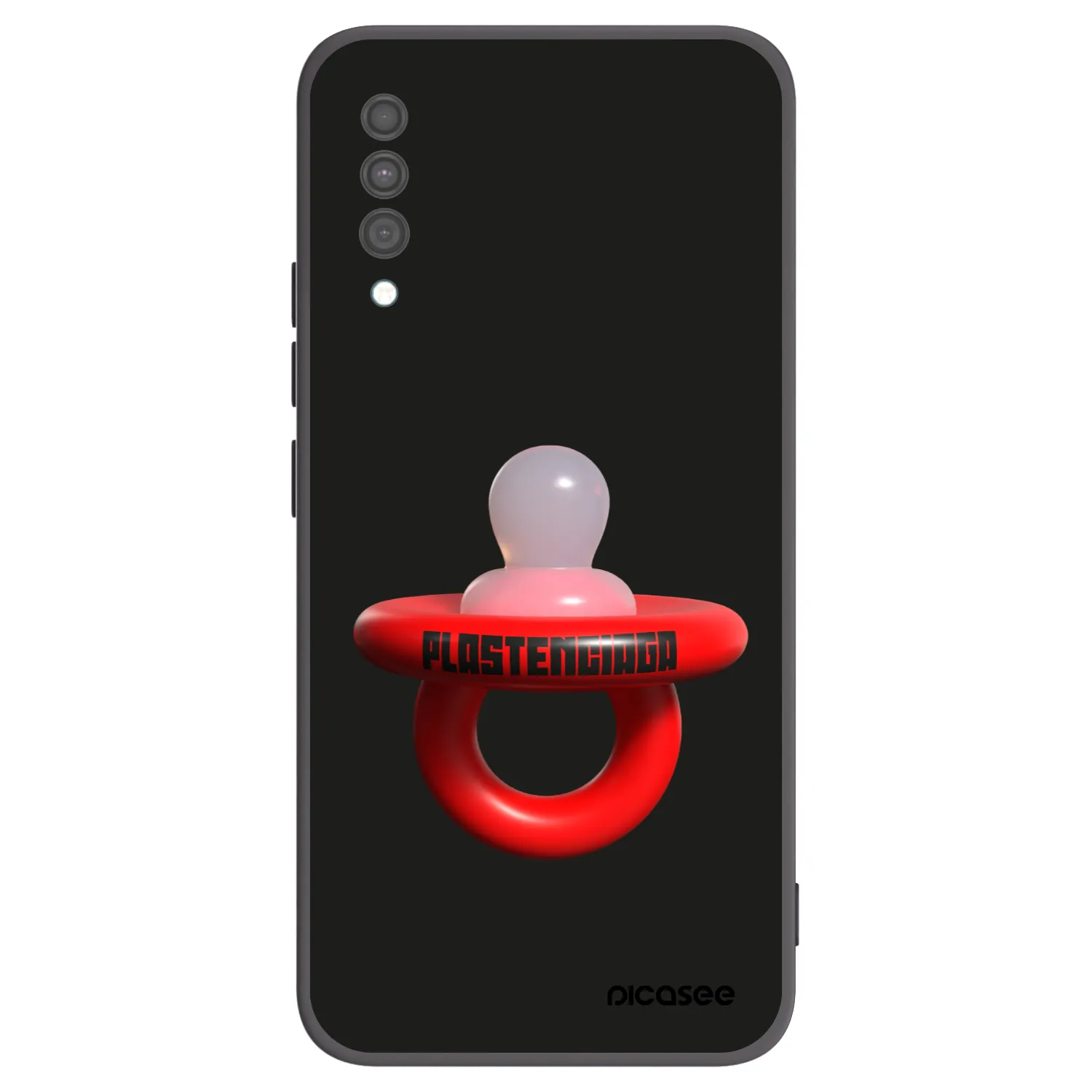 Picasee crna silikonska maskica za Samsung Galaxy A30s A307F - Le Dudel