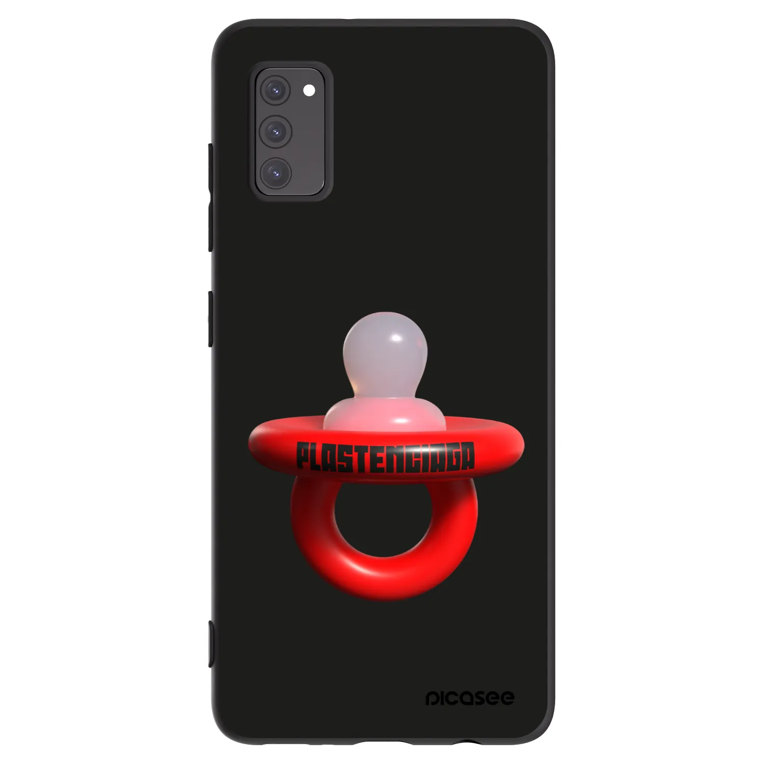Picasee crna silikonska maskica za Samsung Galaxy A41 A415F - Le Dudel