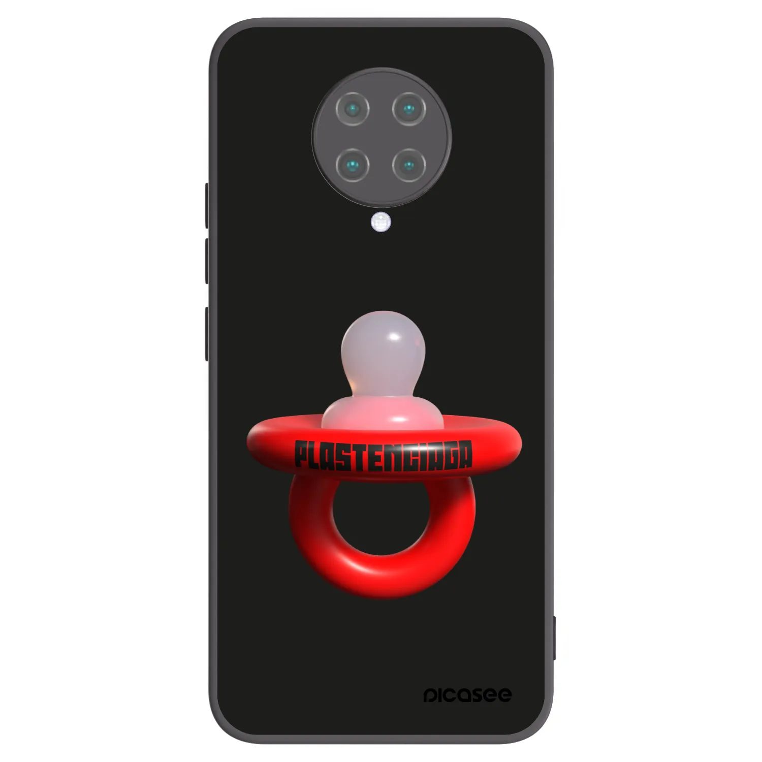 Picasee crna silikonska maskica za Xiaomi Poco F2 Pro - Le Dudel