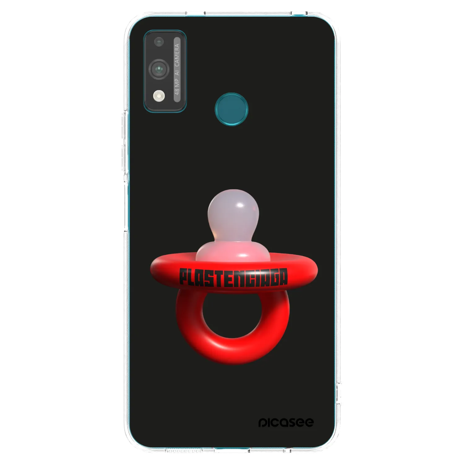 Picasee silikonska prozirna maskica za Honor 9X Lite - Le Dudel