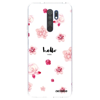 Picasee silikonska prozirna maskica za Xiaomi Redmi 9 - Hello there