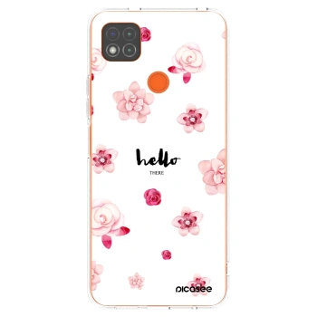 Picasee silikonska prozirna maskica za Xiaomi Redmi 9C - Hello there