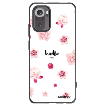 Picasee crna silikonska maskica za Xiaomi Redmi Note 10 - Hello there