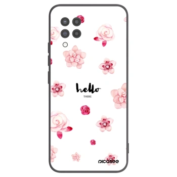 Picasee crna silikonska maskica za Samsung Galaxy A42 A426B - Hello there