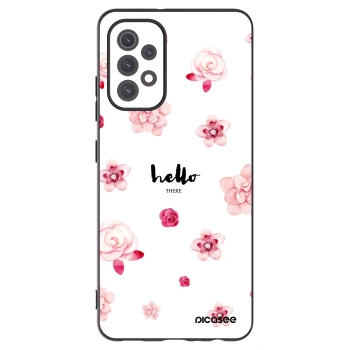 Picasee crna silikonska maskica za Samsung Galaxy A32 5G A326B - Hello there