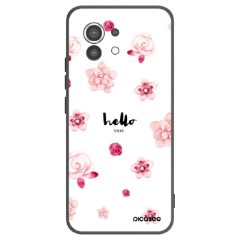 Picasee crna silikonska maskica za Xiaomi Mi 11 - Hello there