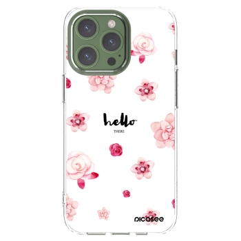 Picasee silikonska prozirna maskica za Apple iPhone 13 Pro - Hello there