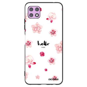 Picasee crna silikonska maskica za Samsung Galaxy A22 A226B 5G - Hello there