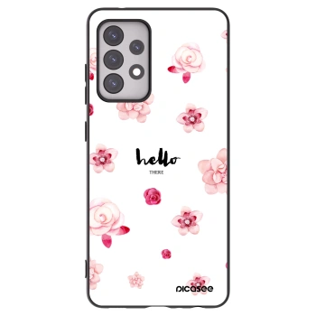 Picasee crna silikonska maskica za Samsung Galaxy A52s 5G A528B - Hello there