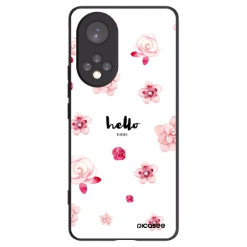 Picasee crna silikonska maskica za Honor 50 5G - Hello there