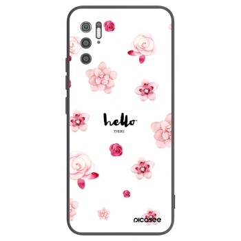 Picasee crna silikonska maskica za Xiaomi Poco M3 Pro 5G - Hello there