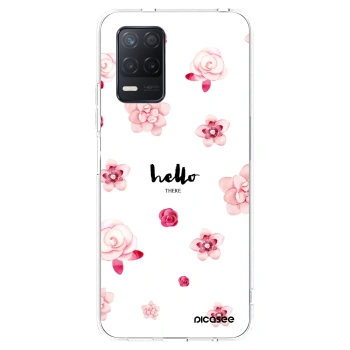 Picasee silikonska prozirna maskica za Realme 8 5G - Hello there
