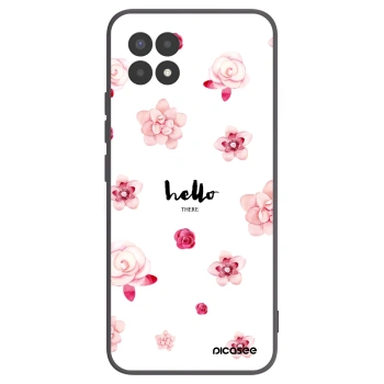 Picasee crna silikonska maskica za Realme 8i - Hello there