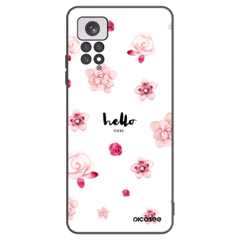 Picasee crna silikonska maskica za Xiaomi Redmi Note 11 - Hello there
