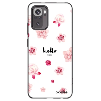 Picasee crna silikonska maskica za Xiaomi Redmi Note 11S 4G - Hello there