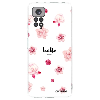 Picasee silikonska prozirna maskica za Xiaomi Redmi Note 11S 4G - Hello there