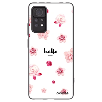 Picasee crna silikonska maskica za Xiaomi Redmi Note 11 Pro - Hello there