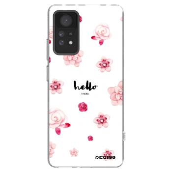 Picasee silikonska prozirna maskica za Xiaomi Redmi Note 11 Pro - Hello there