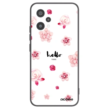 Picasee crna silikonska maskica za Realme 9 Pro 5G - Hello there