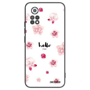 Picasee crna silikonska maskica za Xiaomi Poco X4 Pro 5G - Hello there