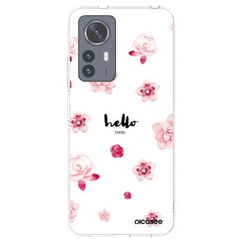 Picasee silikonska prozirna maskica za Xiaomi 12 Pro - Hello there